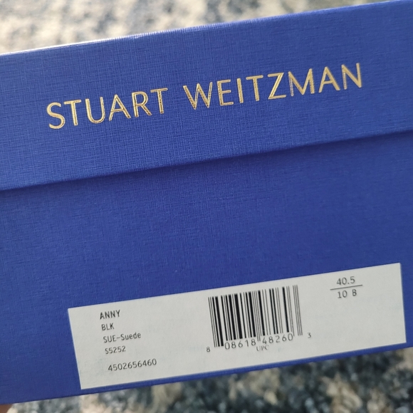Brand New - Stuart Weitzman 95mm Black Suede Pumps (runs small, more like 8.5) - Picture 11 of 11